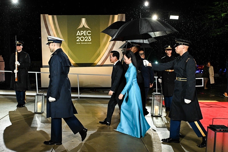 President Vo Van Thuong and his spouse attend the 30th APEC Ecomomic Leaders’ Meeting in San Francisco
