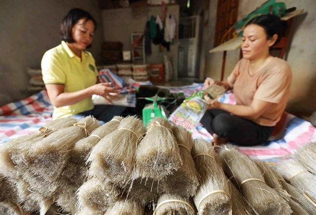 Vermicelli from Gioi Phien Cooperative in Yen Bai City is recognised as a four-star OCOP product in 2021.