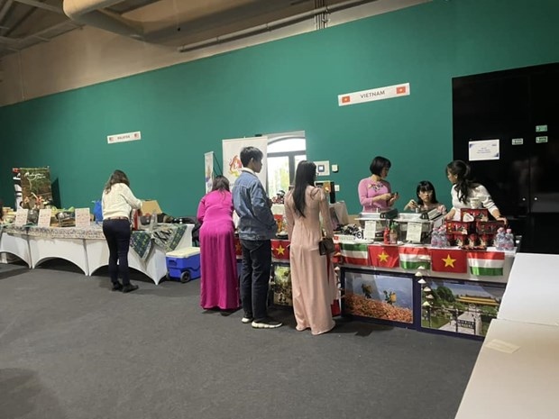 Vietnam's stand at the diplomatic charity fair 2023
