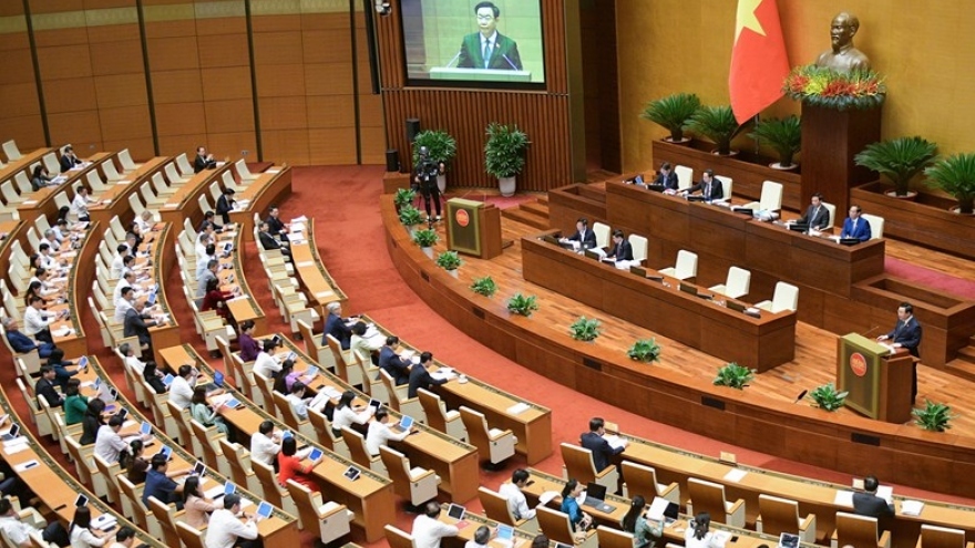 The National Assembly approves the ID Card Law with a majority of votes in favour in Hanoi on November 27.