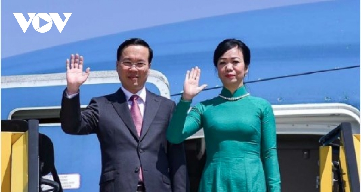  President Vo Van Thuong and his wife