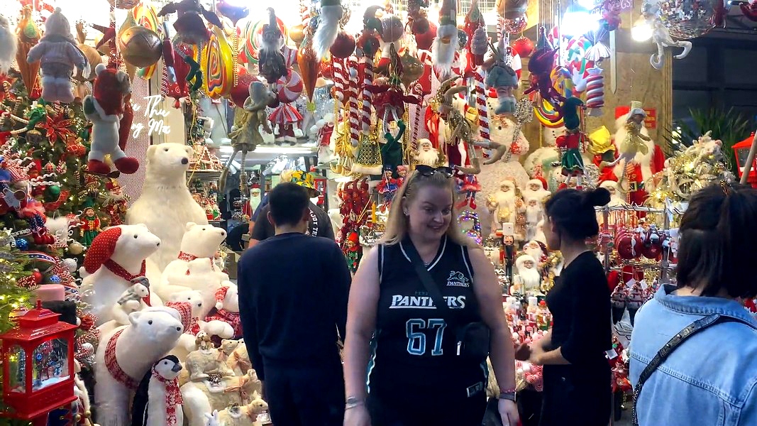 The street helps foreigners to explore the special culture and life in the capital ahead of the festive season.