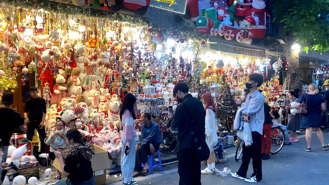 Many Vietnamese families now see Christmas as not only a time for get-togethers, but also a time for children to be happy as they are expected to receive gifts from Santa Claus.