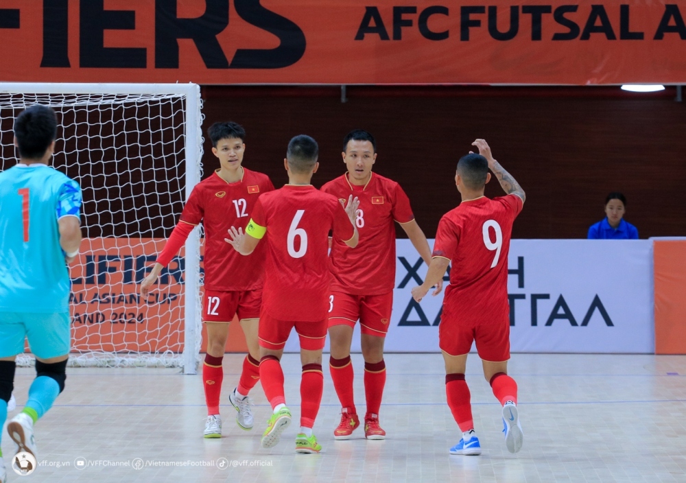 The Vietnamese national futsal team are seeded in Pot 2 at 2024 AFC Futsal Asian Cup finals. (Photo courtesy of Vietnam Football Federation)
