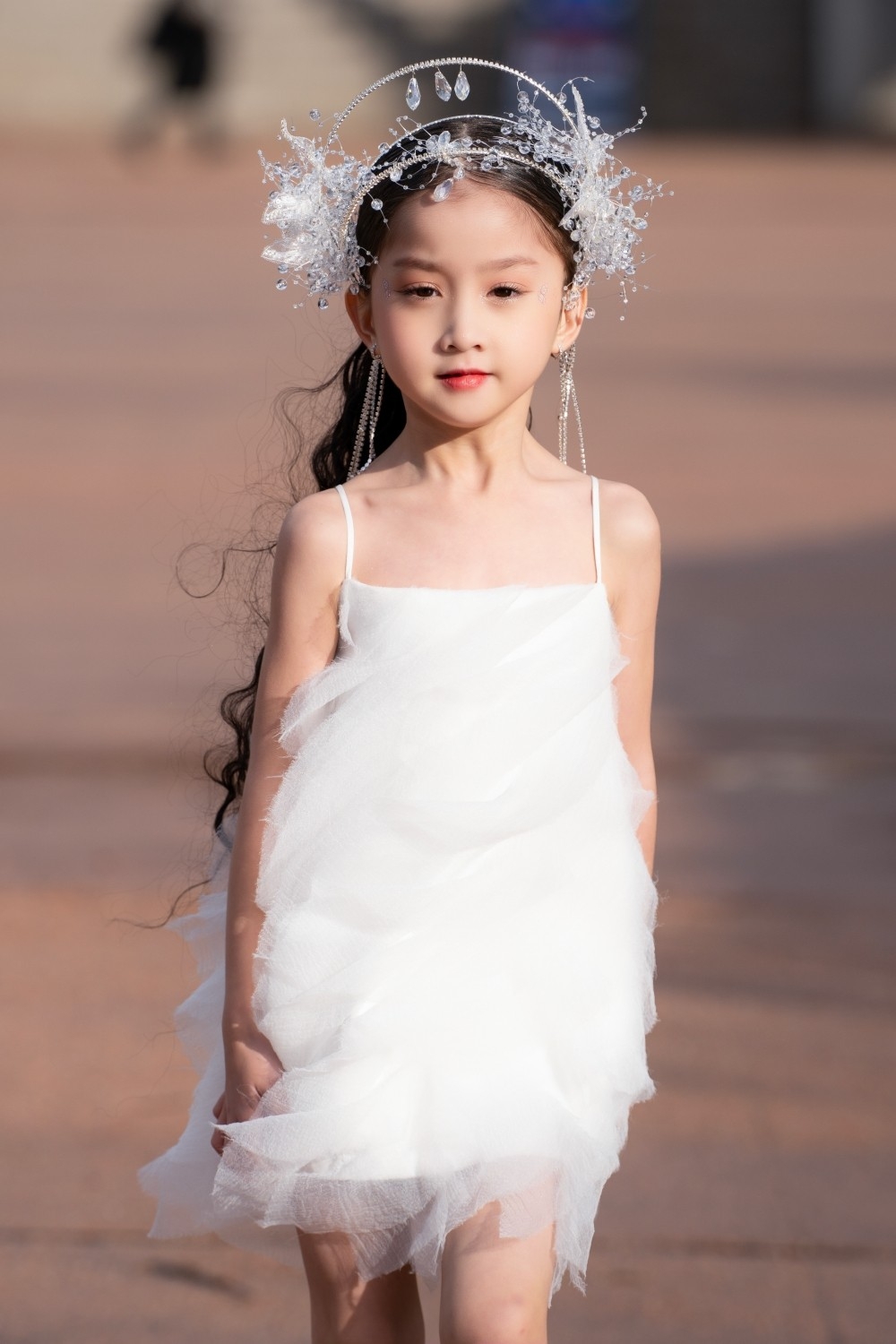 Child models take part in the event.