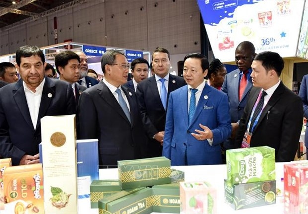 Apart from a 256sq.m national pavilion of Vietnam as an honourary country at the expo, there are 34 booths by prestigious Vietnamese businesses.