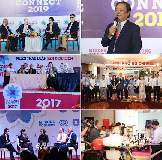 Activities held in different editions of the Mekong Connect Forum (Photo: mekongconnect.vn)