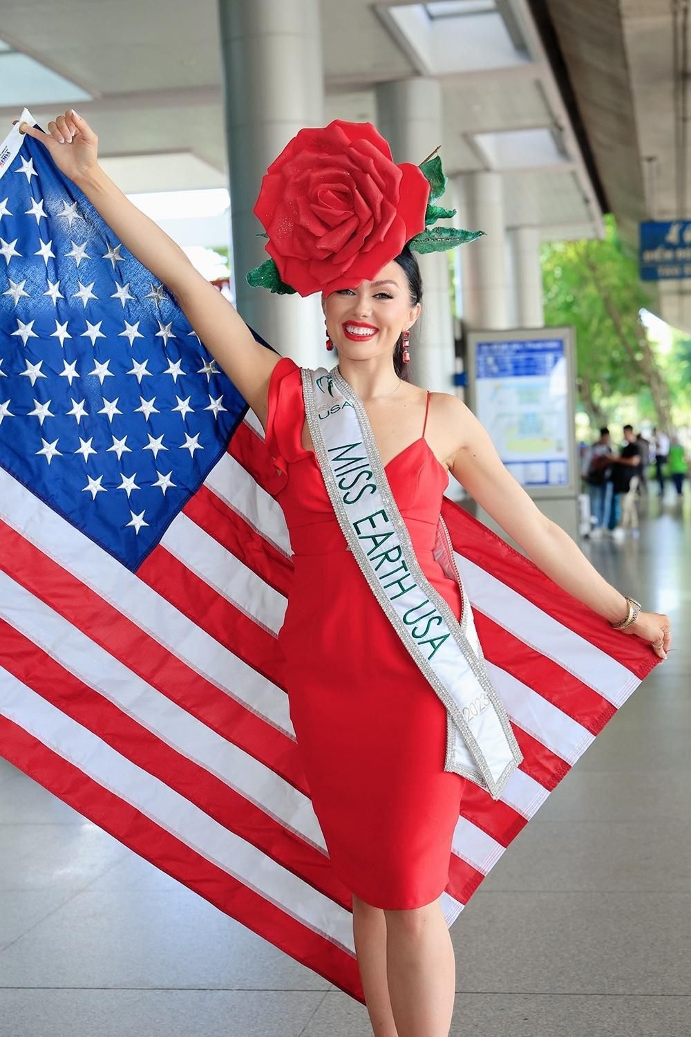 Miss Earth USA Danielle Mullins shares that she is eager to discover Vietnam during her first trip to the country.
