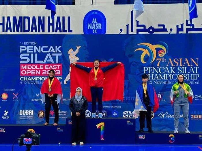 After five days of competition, Vietnam bags 20 medals, including 8 gold, 3 silver and 9 bronze medals at the 7th Asian Pencak Silat Championships in Dubai. (Photo: toquoc.vn)