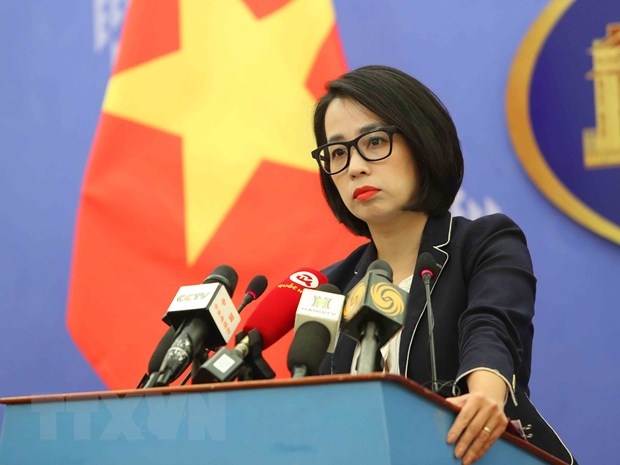 Spokeswoman of the Ministry of Foreign Affairs Pham Thu Hang