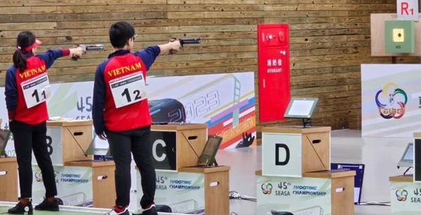 Vietnamese marksmen have bagged nine golds at Southeast Asian shooting tournament as of November 13.
