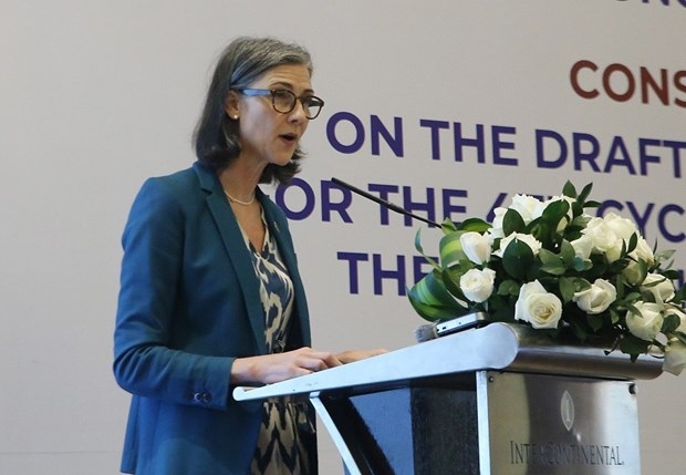 Acting UN Resident Coordinator in Vietnam Ramla Khalidi (Photo: VNA)