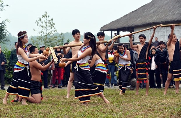 The “Great Solidarity of Ethnic Groups-Vietnamese Cultural Heritage Week 2023" will feature numerous activities (Photo: langvanhoavietnam.vn)