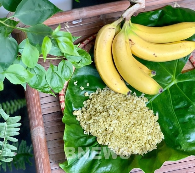 Vong village young rice is a specialty of Hanoi in Autumn.