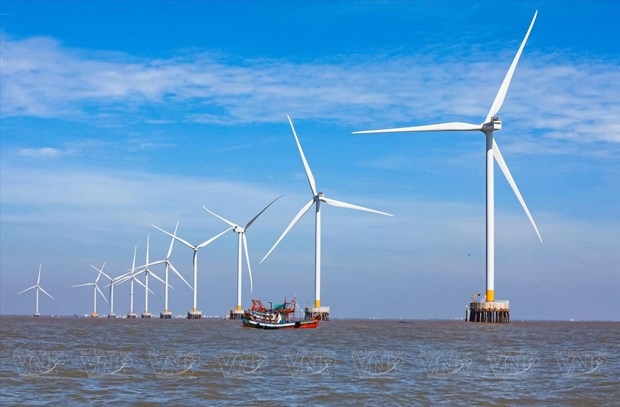 Tan Thuan wind power farm in Binh Thuan