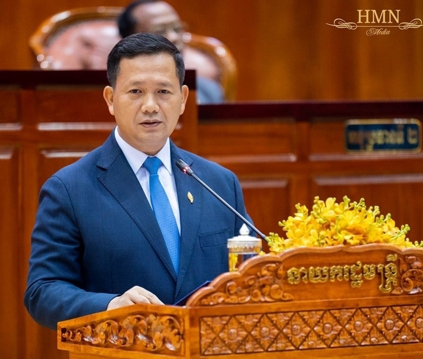 Prime Minister Hun Manet of Cambodia.