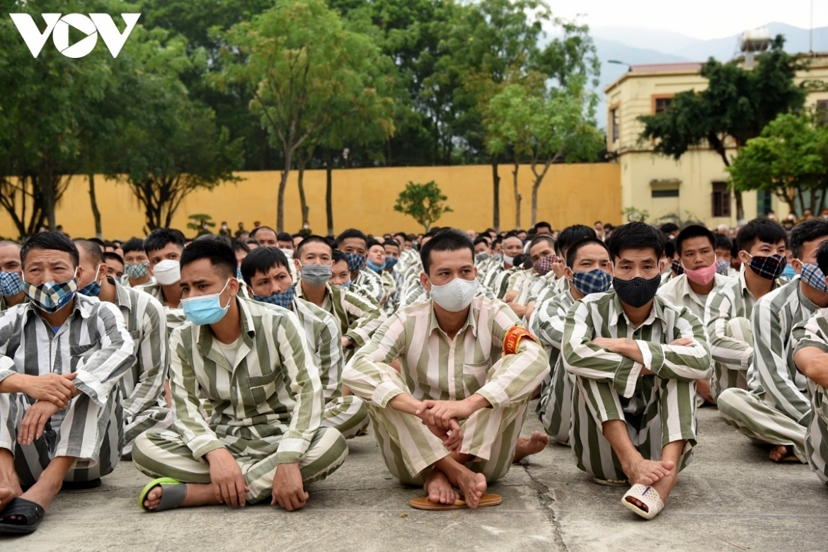 Prison inmates at Vinh Quang prison in Vinh Phuc province. (Illustrative image)