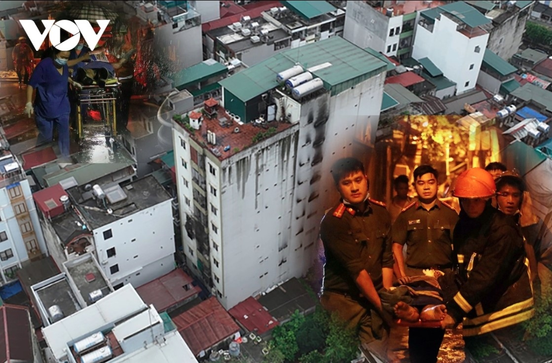 The block had been designed in the tube house style, with approximately 40 to 50 flats available for lease, predominantly occupied by families and students. The 200 sq.m building, with about 150 residents, had been located in a very deep and narrow alley, thereby making it much harder for the firefighting units to approach and tackle the blaze.