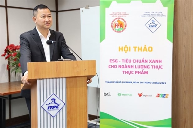 ITPC Director Tran Phu Lu speaks at the event (Photo: tapchinongthonmoi.vn)