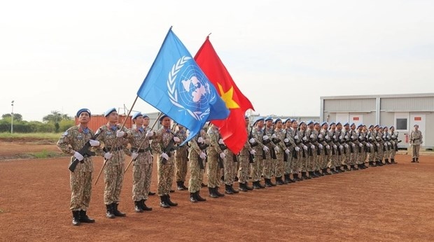 Vietnam's second sapper unit (Photo: Vietnam Department of Peacekeeping Operations)