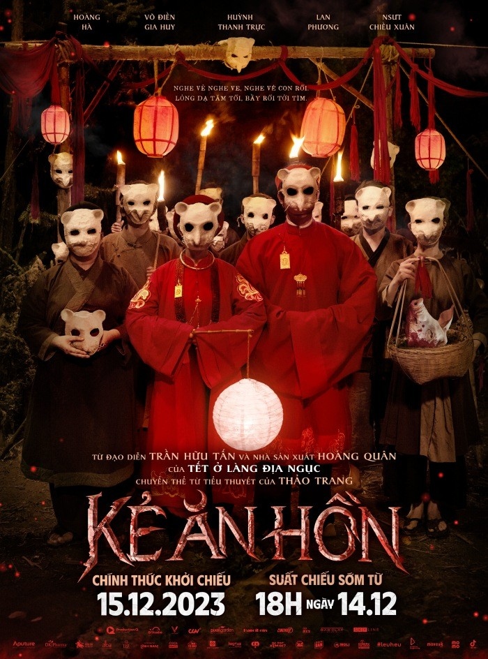 The poster of Vietnamese horror movie "Kẻ ăn hồn"