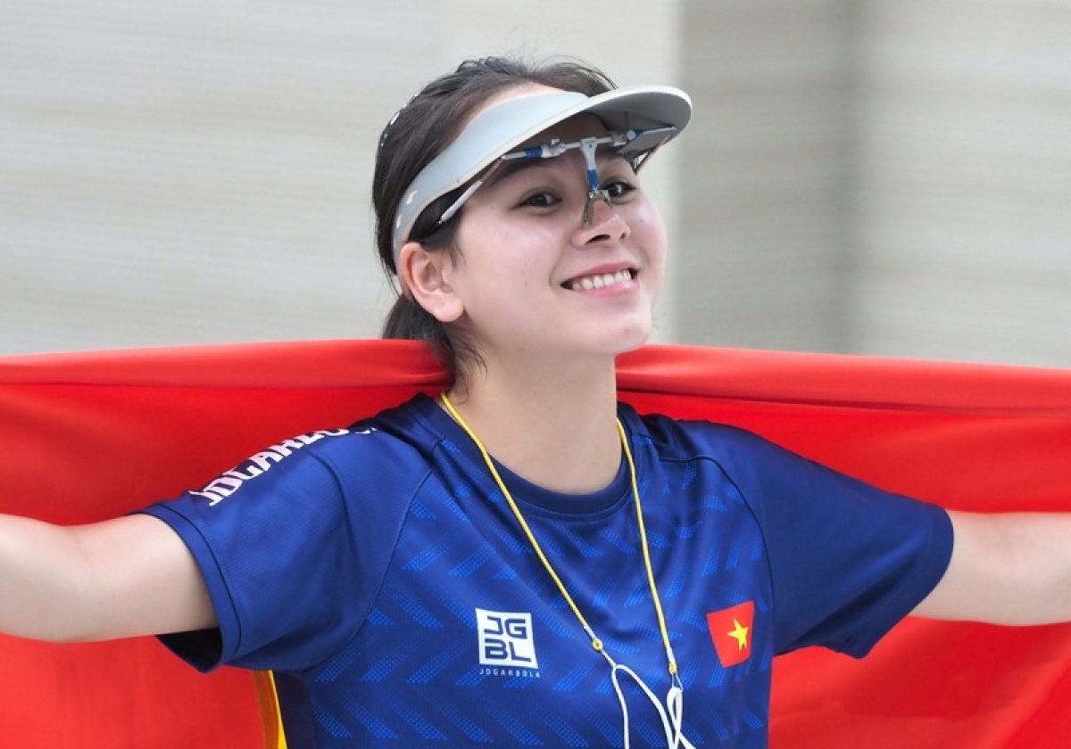 Markswoman Trinh Thu Vinh wins a slot at the Paris 2024 Summer Olympics after achieving a high result at the 53rd ISSF World Shooting Championships qualifiers in Azerbaijan.