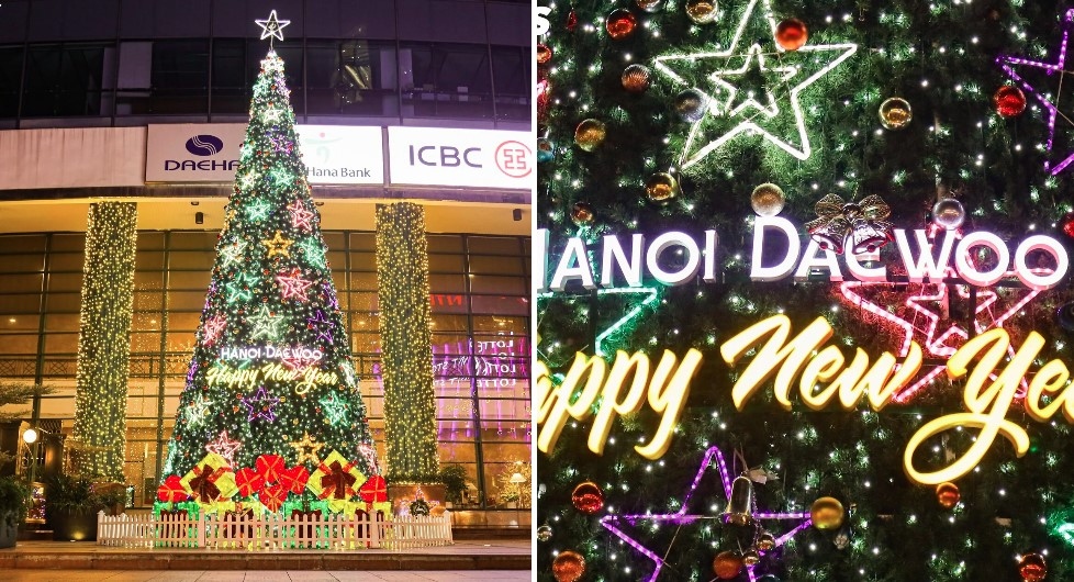 Daewoo Hotel welcomes visitors as the Christmas season approaches, with splendid decorations of brilliant huge pine tree stood up to 10 metres high.