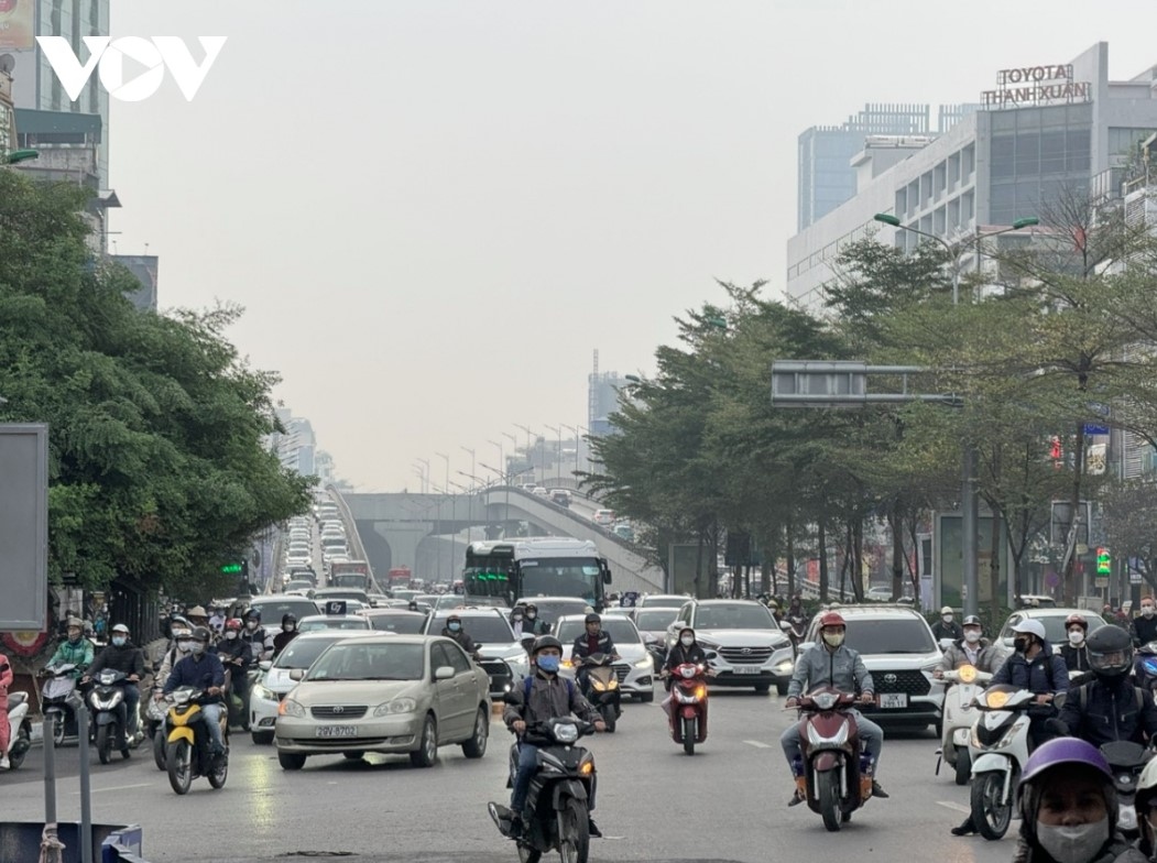 There are no traffic jams reported in Thanh Xuan district on the morning of January 2.