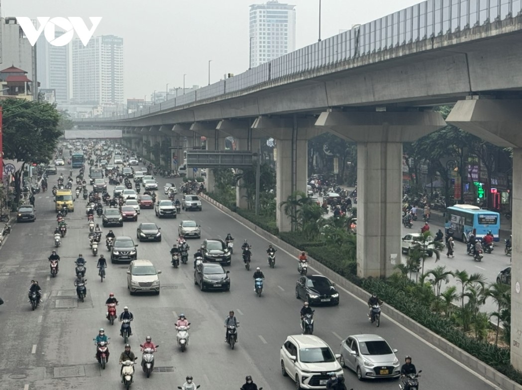 Vehicles can easily move on usually-busy two-way streets.