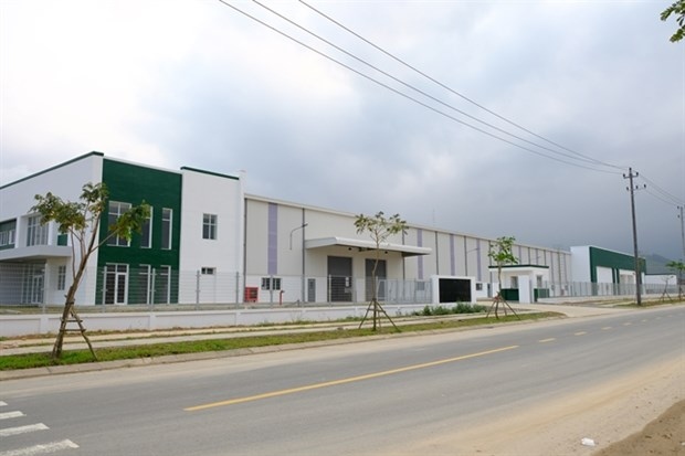 A factory in Da Nang City's Hi-Tech Park. RoK's KP Aero Industries will soon start building an aircraft factory with an investment of VND480 billion (US$20 million) at the park. (Photo courtesy of Long Hau Corporation)