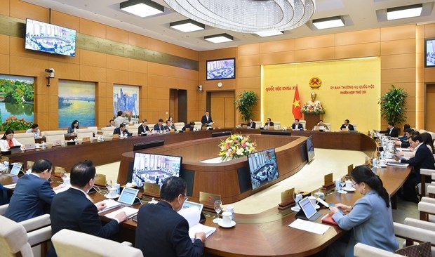 The National Assembly Standing Committee's 29th session. (Photo: VNA)