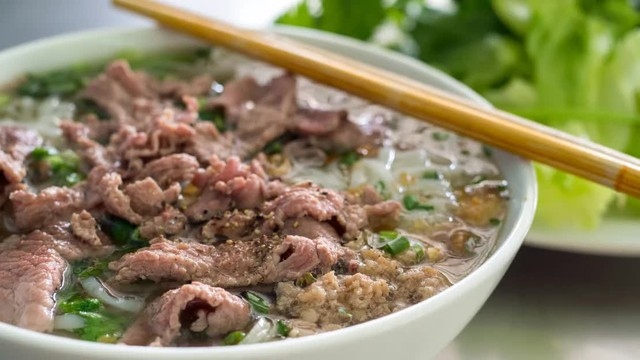 A bowl of noodles with beef. (Photo: Leisa Tyler/LightRocket/Getty Images)
