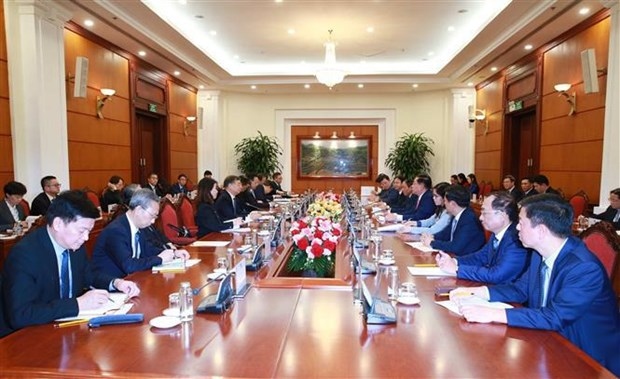 At the talk on January 10 (Photo: VNA)