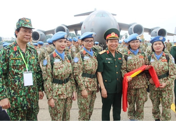 By 2030, the programme aims to increase the full, equal, and meaningful participation of women in the nation’s politics, diplomacy, defence, security, handling of non-traditional security challenges, and maintaining of international peace and security. (Illustrative photo - Source: qdnd.vn)