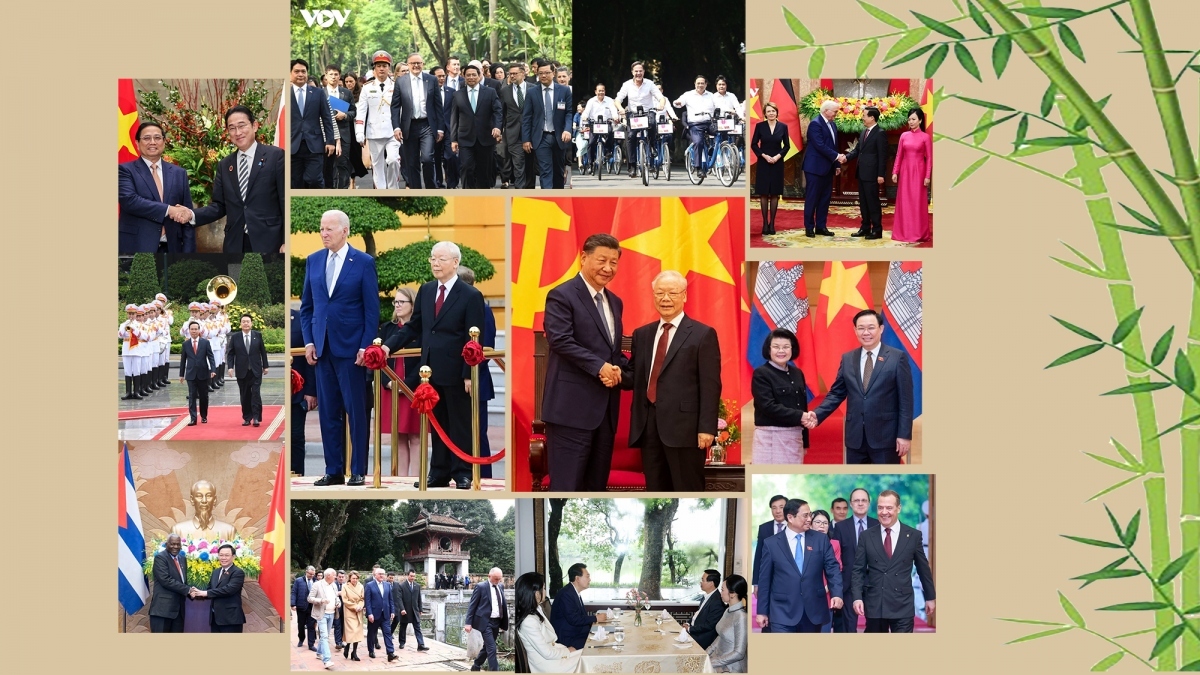 The Vietnamese bamboo represents the nation’s diplomatic identity