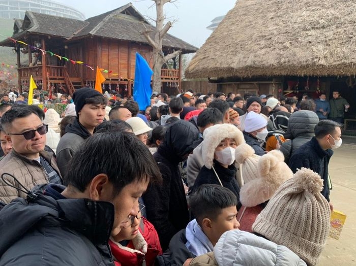 The festival attracts thousands of visitors in the early days of the Lunar New Year.