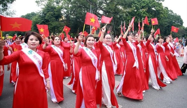 The first women’s festival for peace and development will open in Hanoi's Hai Ba Trung district on March 2. (Photo: hanoimoi.vn)