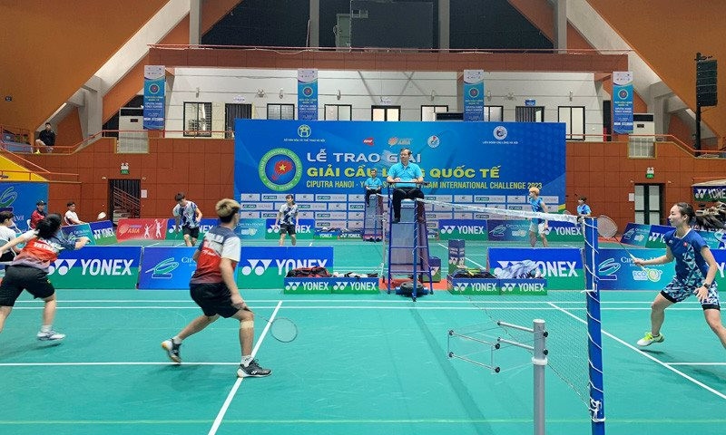 The Ciputra Hanoi-Yonex Sunrise (Vietnam International Challenge) 2024 will begin on March 12 and last through to March 17. (Photo: hanoimoi.vn)