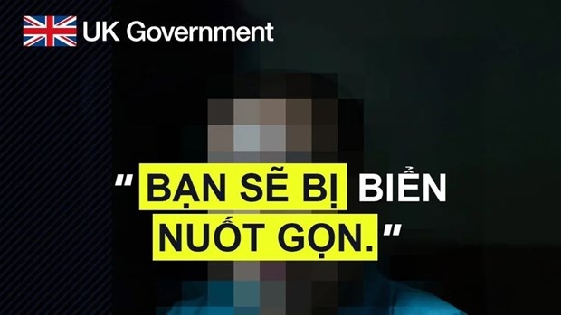 The UK’s Home Office on March 25 launched a social media campaign in Vietnam to deter migrants from coming to the UK illegally. (Source: UK News)