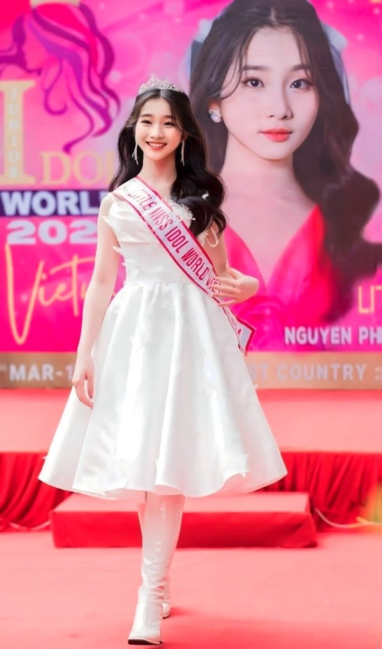 Nguyen Phuong Thao will represent Vietnam in the Little Miss Junior Idol World 2024.