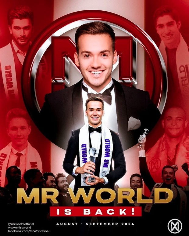 Mr World 2024 contest will take place in September