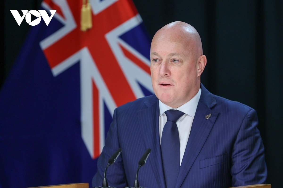 New Zealand Prime Minister Christopher Luxon