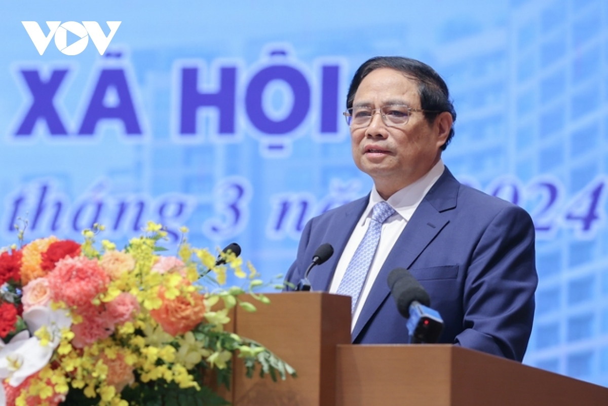  Prime Minister Pham Minh Chinh addresses the conference
