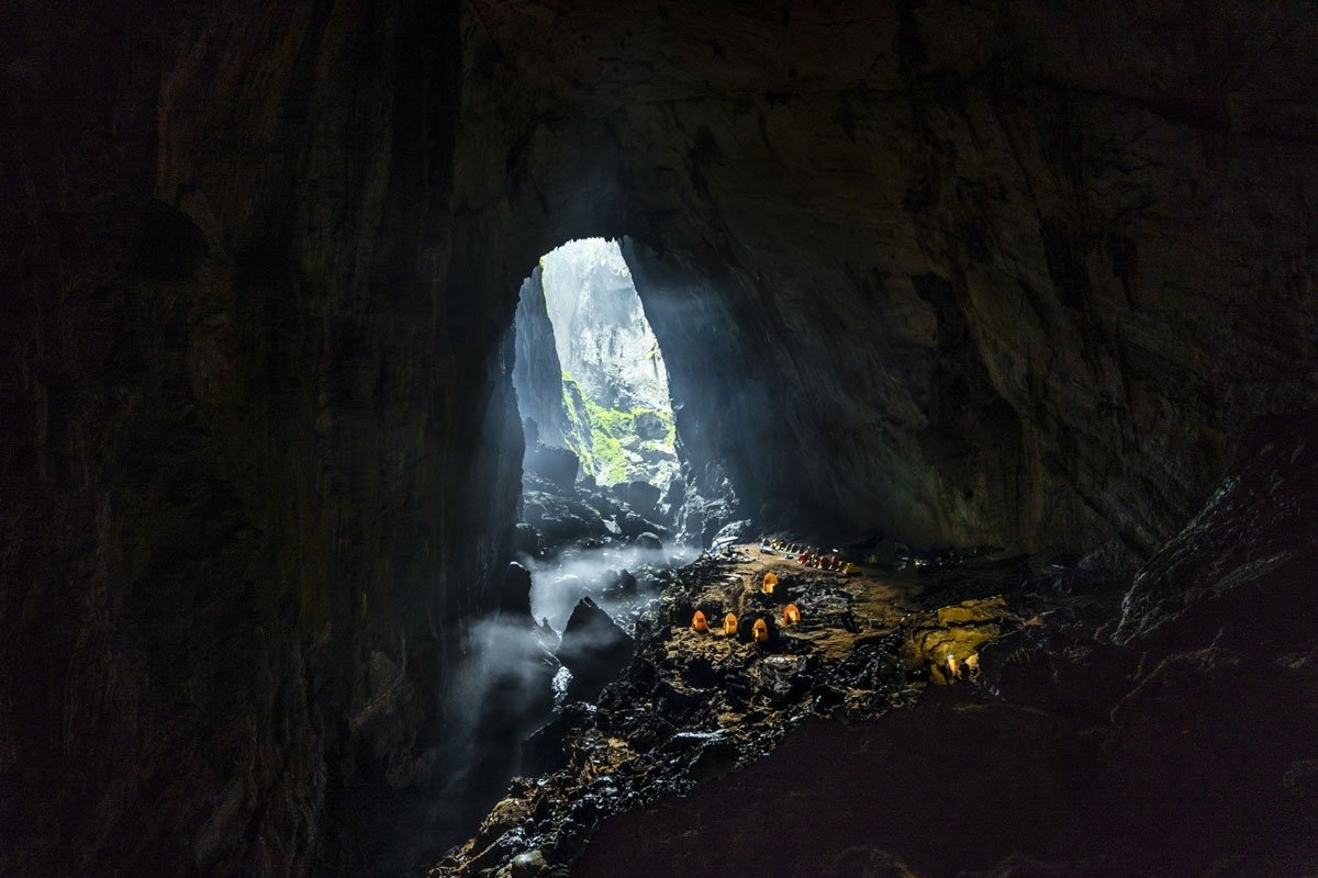 The cave system includes at least 150 individual caves, a dense subterranean jungle, along with several underground rivers. British magazine Conde Nast Traveler named Son Doong as one of the seven must-explore wonders of 2020.