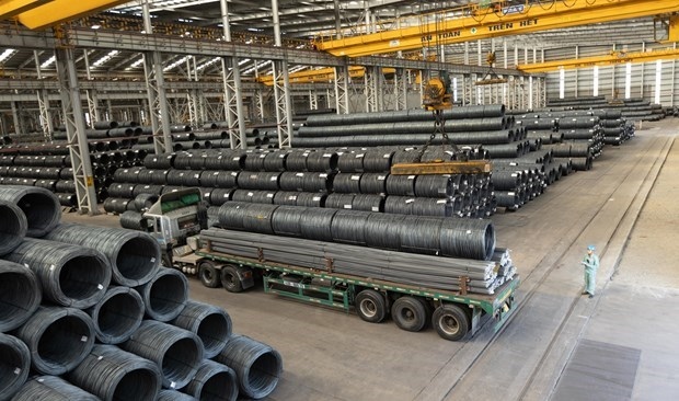 Steel products of Vietnamese steel giant Hoa Phat (Photo: Hoa Phat Group)