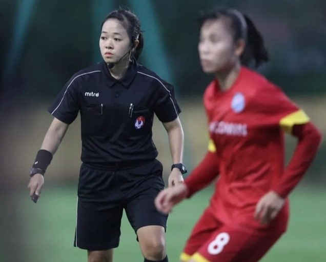 Vietnamese female referee Tran Thi Thanh has been named as elite AFC referee (Photo: VFF)