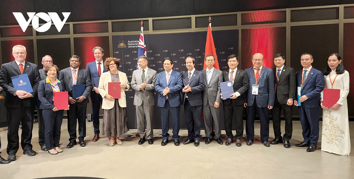 Vietnamese and Australian universities exchange eight cooperation agreements in various fields at the forum