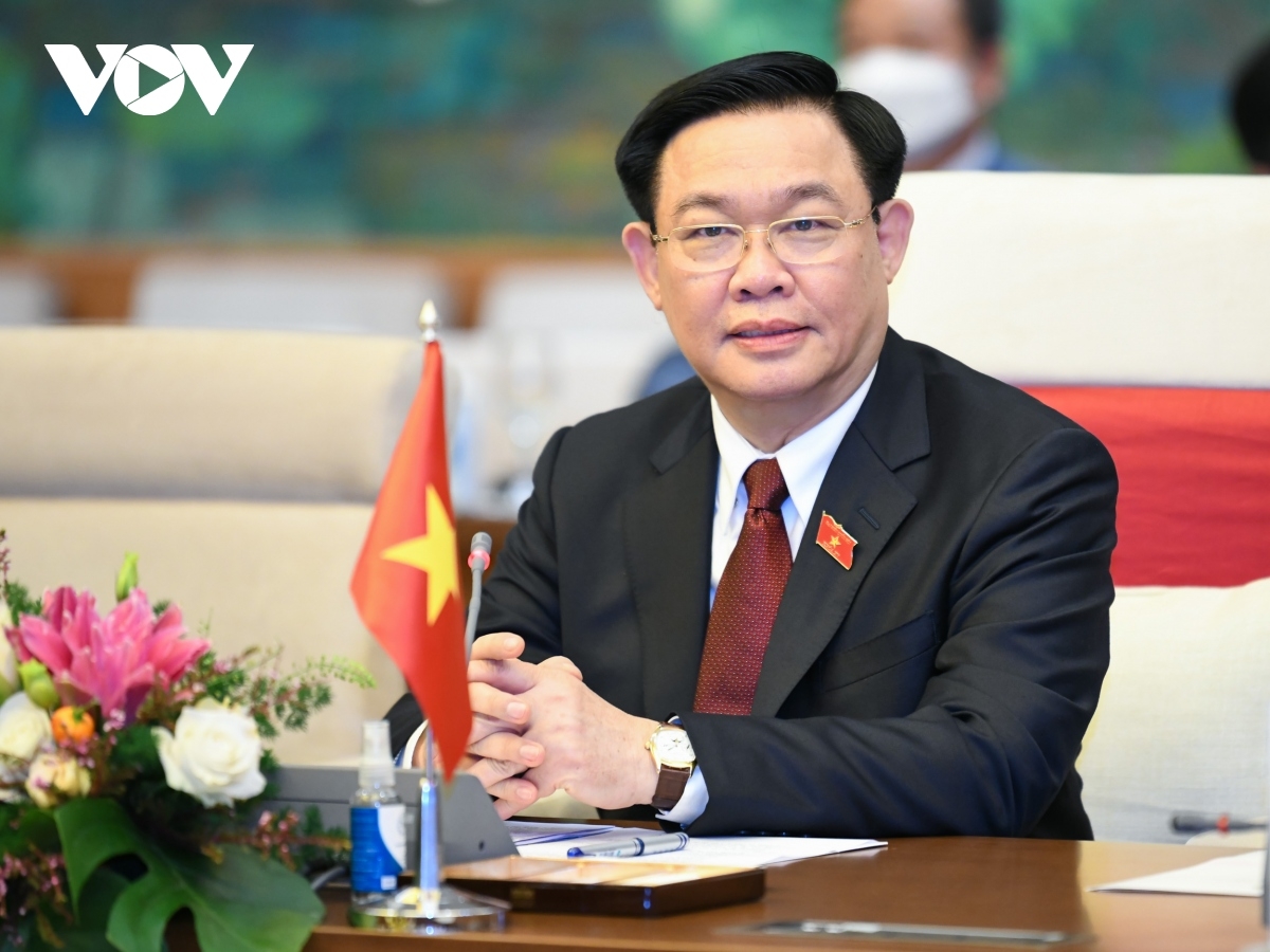 Vuong Dinh Hue, chairman of the National Assembly of Vietnam