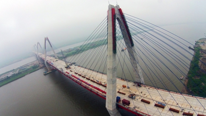 Nhat Tan bridge - a Japanese ODA-funded project