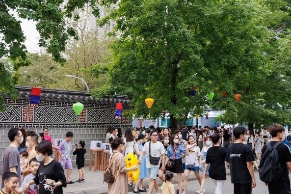 Visitors attend Korean Culture Road Festival 2023